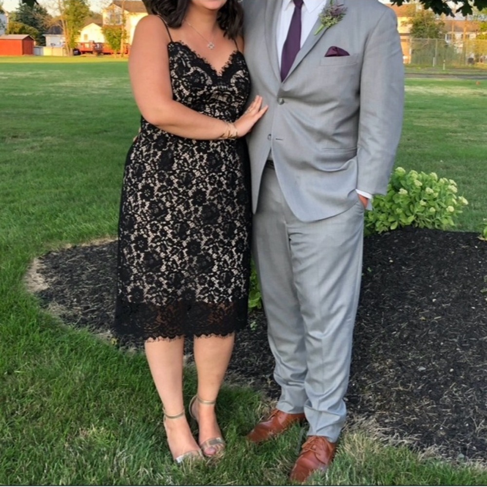 J. Crew Giupure Black Lace Midi Dress - Picture 11 of 12